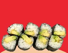 Avocado Sushi Rolled